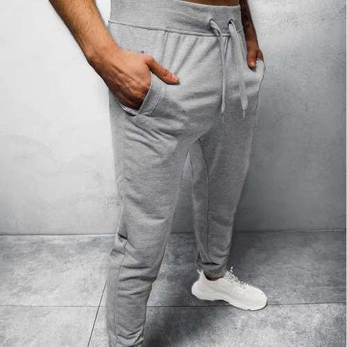 Vista 6 de GIERIDUC Pantalones cargo de cintura elástica para hombre, pantalones de pijama extra largos para hombre, pantalones de vestir plisados negros