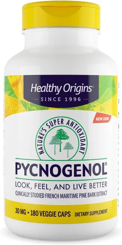 Vista 10 de Healthy Origins Pycnogenol (Nature's Super Antioxidant) 100 mg, 60