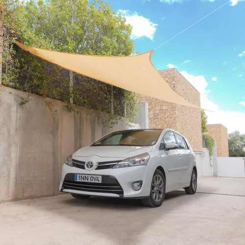 Vista 4 de Toldo Vela de Sombra Rectangular Reshad InnovaGoods 3 x 4 m