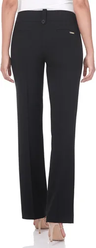 Vista 3 de Rekucci - Pantalón de vestir ligeramente acampanados, elásticos y de efecto adelgazante para mujer, Straight, 2