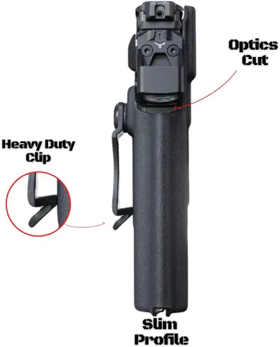 Vista 5 de Funda Smith and Wesson Equalizer: Ajuste Lado derecho Funda IWB oculta para S&W 9mm Equalizer Ópticas de HawkTac