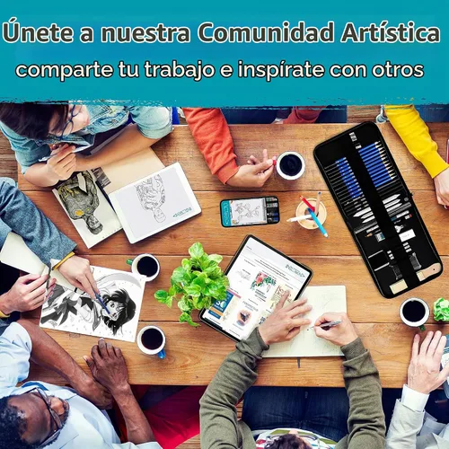Vista 7 de Juego de lápices NILTECH Gris grafito