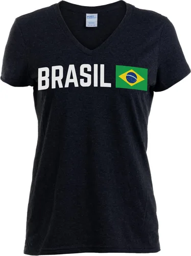 Vista 90 de Nations of the World - Camiseta con cuello en V para mujer