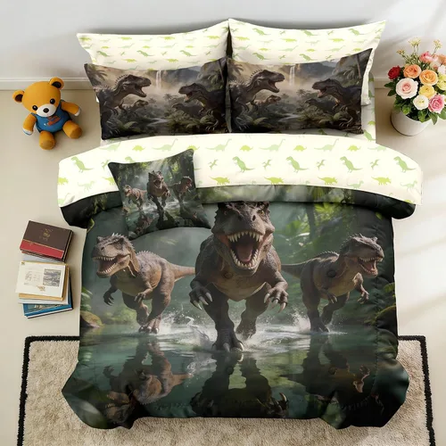 Vista 27 de Bodhi Juego de edredón deportivo 3D de baloncesto para adolescentes y niños, juego de ropa de cama de microfibra suave con fundas de almohada 4003