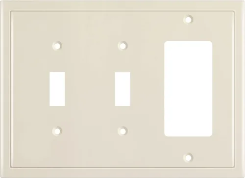 Vista 59 de Henne Bery Placa decorativa de pared con borde moderno, tapa de tomacorriente para cubrir enchufe, aleación de zinc maciza duradera