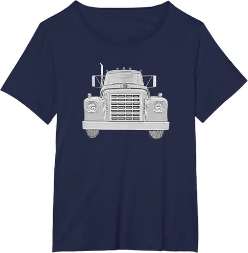 Vista 15 de Camiseta clásica de camión pesado International Harvester IH Loadstar, Negro, S