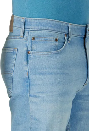 Vista 5 de Wrangler Authentics - Jeans para hombre de ajuste relajado y con cintura Comfort Flex
