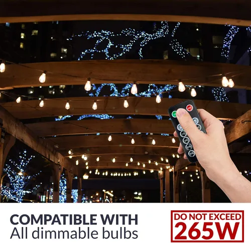 Vista 5 de Newhouse Lighting RS-NA-265W - Tira de luz LED inalámbrica para exteriores, salida de control de atenuador, 265 vatios máximos, alcance remoto