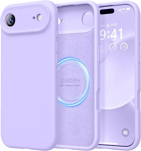 Vista 350 de LOVE 3000 Diseñada para Funda iPhone Air, Silicona Premium [Compatible con Magsafe][Forro de Microfibra Suave Anti-Rayones] Funda Protectora