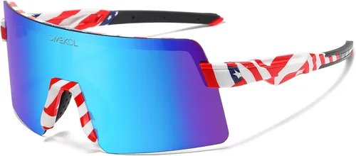 Vista 8 de Dos tamaños para adultos y jóvenes, lentes de sol polarizados para hombres y mujeres, para deportes al aire libre, gafas de béisbol UV400, gafas