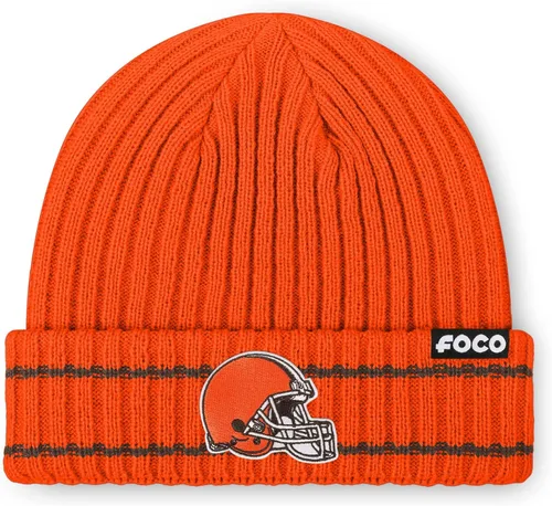 Vista 6 de FOCO NFL - Gorro acanalado con logotipo de equipo de la NFL para hombre