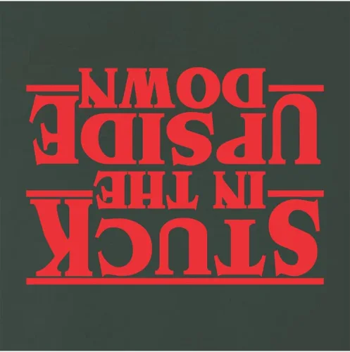 Vista 24 de Go All Out Camiseta para adultos Stuck in The Upside Down