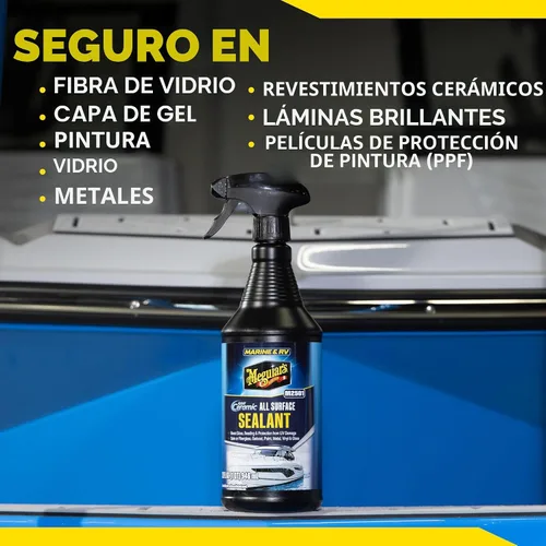 Vista 8 de Meguiar's M2501 Marine/RV Hybrid Ceramic All Surface Sellador, 32 oz