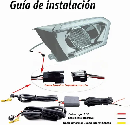 Vista 2 de Luz antiniebla delantera LED Switchback blanca/ámbar con luz diurna, función de intermitente LED para Nissan Altima 2019-2022 S SR SV SL Platinum