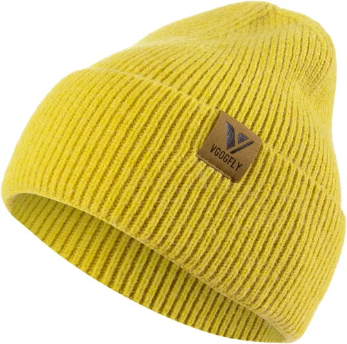 Vista 18 de Vgogfly Gorro holgado para mujer, gorro de punto de invierno, suave y cálido, gorro de esquí unisex Beige