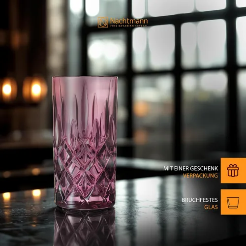 Vista 3 de Nachtmann Noblesse - Juego de 2 vasos Longdrink, color baya