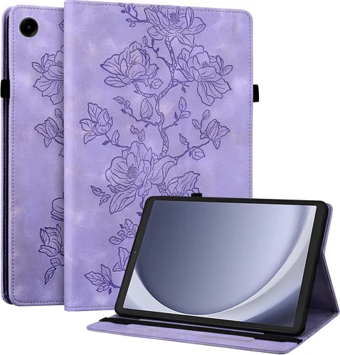 Vista 41 de Funda para Samsung Galaxy Tab S5e 10.5 2019 Modelo SM-T720/T725/T727, funda delgada de piel sintética con soporte multiángulo y soporte