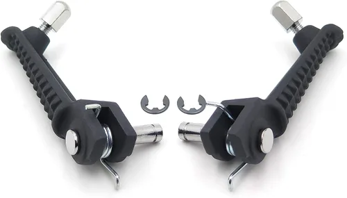 Vista 5 de Apoya pies de pedal delantero, color negro, para Yamaha Yzf-R1 Yzf-R6 Yzf R6 R1 1999-2011.