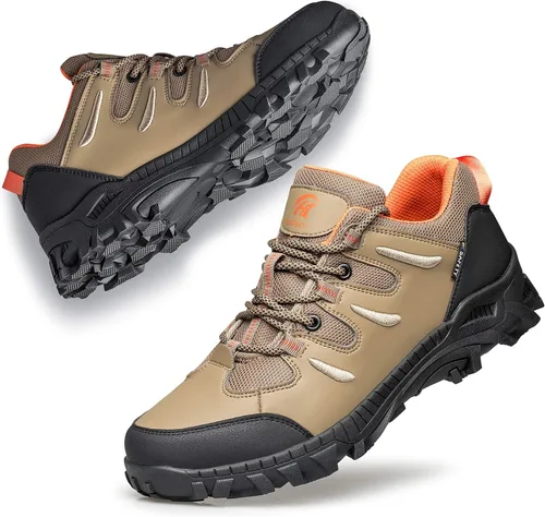 Vista 2 de PDBQ Zapatos de acero del dedo del pie para las zapatillas de deporte impermeables del trabajo de los hombres, zapatos de construcción