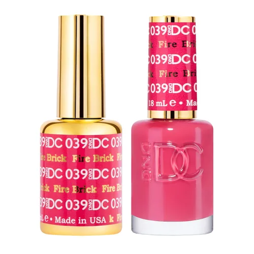 Vista 9 de Set de Esmalte de Gel DND DC, Colección Roja, Esmalte de Gel UV/LED y Laca de Uñas para Secar al Aire, Juego de Esmaltes Sin Astillas, 0.5 Onzas