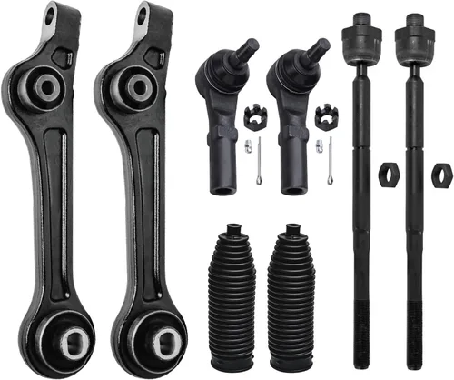 Vista 102 de Detroit Axle - Kit de brazos de control de extremo de 8 piezas para Toyota 2001-2003 Highlander 2002-2003 Camry Lexus ES300, 2 conjuntos de brazos
