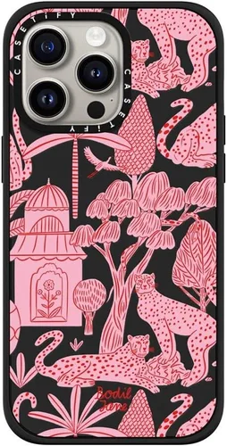 Vista 13 de Funda CASETiFY para iPhone 15 Pro Max - Impacto Kingsnake negro