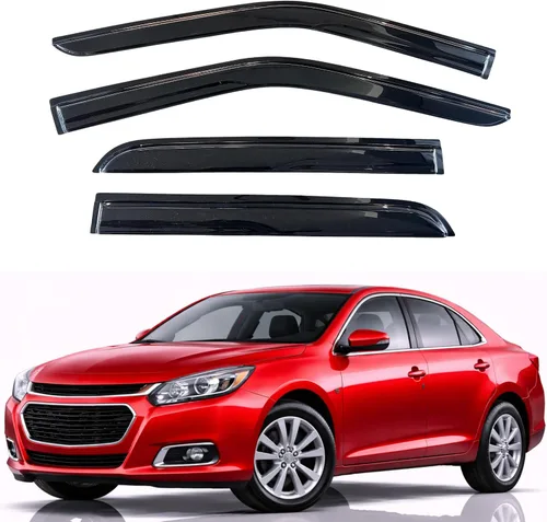Vista 87 de KPY Moldura deflectora de viento con protección contra la lluvia compatible con Mazda CX-3 2016-2021 (CX3), 4 unidades, para ventana lateral