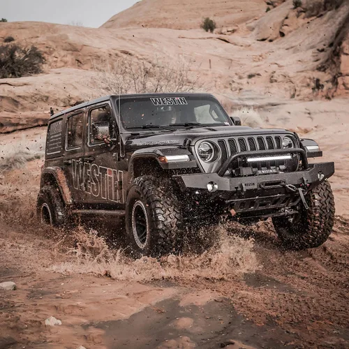 Vista 7 de Westin 59-80115 WJ2 parachoques delantero de ancho completo para Wrangler JL 2018-2026 Gladiator 2020-2026