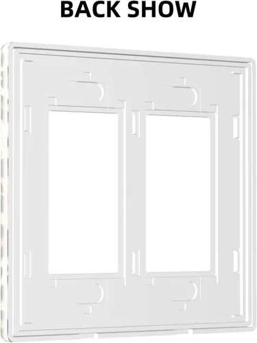 Vista 709 de Placa de Interruptor de Luz Azul de 1 Gang, Placa de Pared Decorativa de Palanca Individual, Cubierta de Placa de Pared de Palanca, Placa Frontal