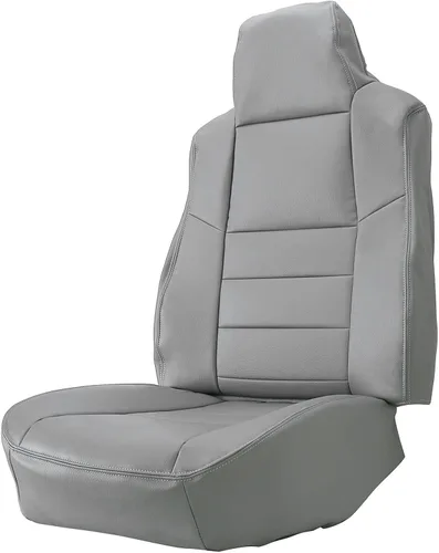 Vista 4 de ECOTRIC Juego de fundas para asientos delanteros y traseros con inclinación Compatible con Ford F250 F350 Lariat XL FX4 & XLT Regular Super y cabina