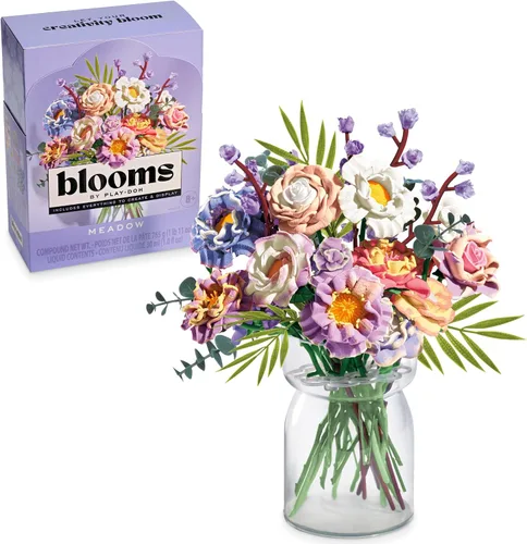 Vista 10 de Play-Doh Blooms Garden - Kit de fabricación de ramo de flores