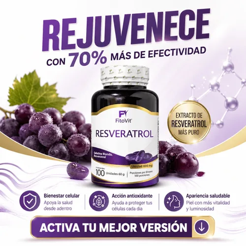 Vista 2 de RESVERATROL SOFTGEL X100UND