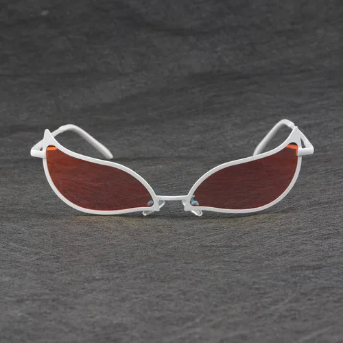 Vista 6 de Donquixote Doflamingo - Gafas de sol de una pieza de anime para Halloween Cosplay