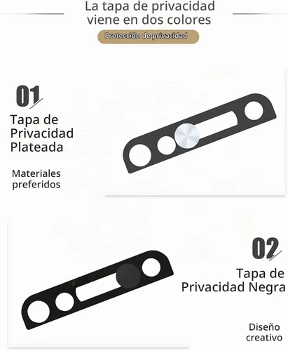 Vista 6 de Funda para cámara frontal de teléfono, funda para cámara web compatible con iPhone X/XS/XR/XS Max, iPhone 11/11 Pro/11 Pro Max, iPhone 12/12 Mini