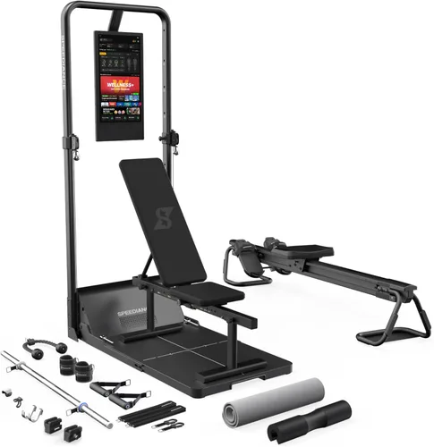 Vista 13 de Speediance Gimnasio en casa, máquina Smith multifuncional inteligente alimentada por IA para entrenamiento de fuerza de cuerpo completo