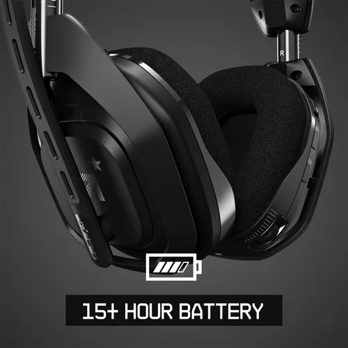 Vista 7 de ASTRO Gaming A50 Wireless Headset Base Station Gen 4 - Compatible With PS5 PS4 PC Mac - BlackSilver