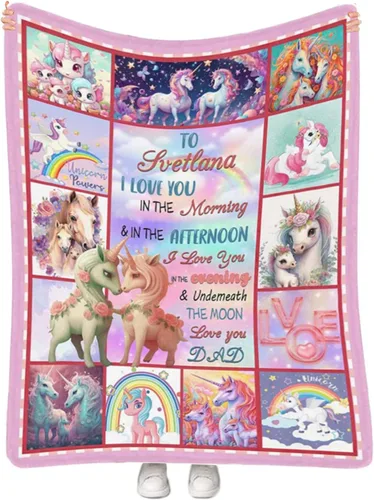 Vista 15 de Artsadd Mantas personalizadas con nombre para bebés niños y niñas, mantas de bebé personalizadas con nombre, manta personalizada para niños