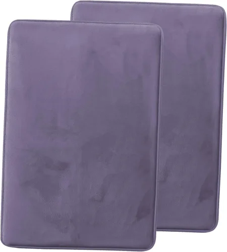 Vista 76 de Clara Clark Alfombra de Baño 24" x 17" - Alfombras de Baño, Tapete de Baño de Espuma Viscoelástica, Afelpado, Acogedor, Ultra Suave, Antideslizante