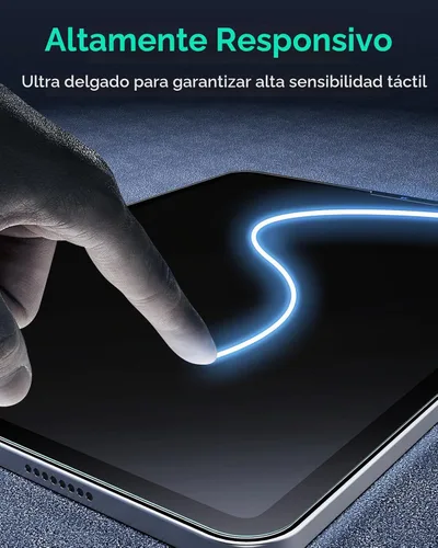 Vista 8 de ESR Protector de pantalla para iPad Pro de 11 pulgadas (2022/2021/2020/2018), protector de pantalla para iPad Air 5/4, película de vidrio templado