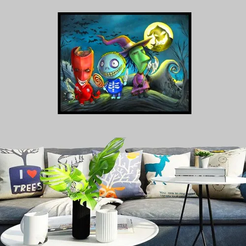 Vista 3 de MMAHD Kits de pintura artística de diamantes para adultos, película redonda 5D de taladro completo, arte de diamantes, perfecto para relajación