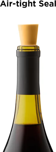 Vista 3 de Rabbit, tapones para botellas de vino y bebidas, juego de 4 unidades de silicona