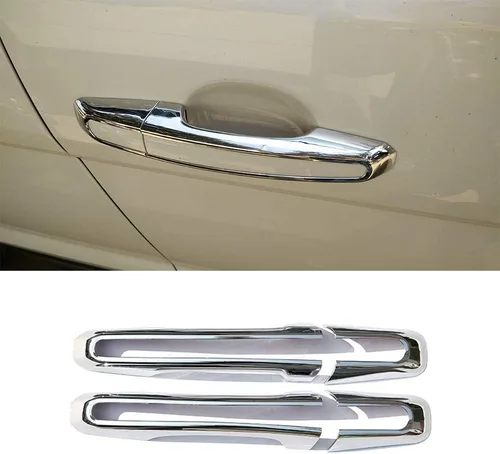 Vista 5 de YIWANG Cubierta de manija de puerta de automóvil ABS cromada 4 piezas para Land Rover Range Rover Evoque Convertible 3 puertas 2012-2018 Accesorios