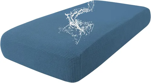 Vista 155 de Fundas impermeables para sofá seccional, fundas de cojín antideslizantes para sofá Ajuste seccional en forma de L, tela jacquard elástica, parte