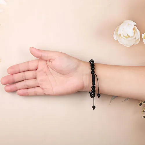 Vista 85 de AD Beads Pulseras de piedras preciosas unisex de 0.315 pulgadas (0.315 in), macramé curativo ajustable de 7 a 9 pulgadas Usa esta pulsera