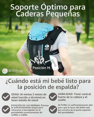 Vista 4 de TwinGo Portabebés - Modelo Air - Negro clásico - Ideal para todas las estaciones - Malla transpirable - Tándem totalmente ajustable o 2 portabebés