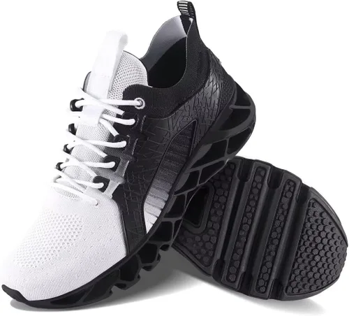 Vista 6 de UMYOGO Tenis cómodos para hombre, para caminar, correr, tenis de moda para adultos