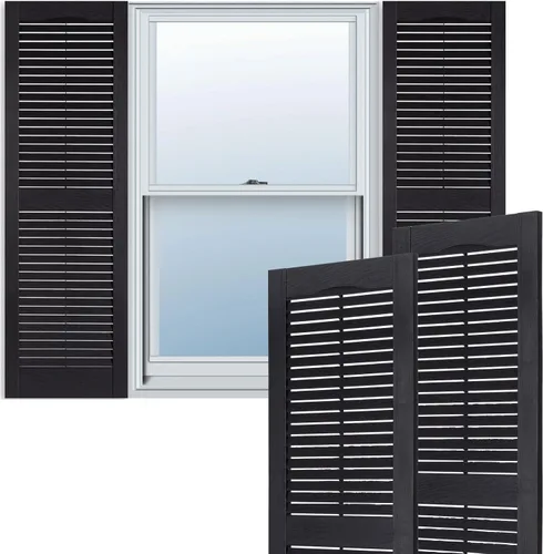 Vista 6 de Persianas estándar exteriores de vinilo para ventanas Borgoña