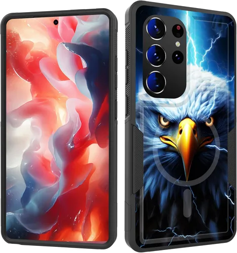 Vista 190 de Funda magnética para Galaxy A16 5G, [compatible con MagSafe] [protección contra caídas de grado militar] Funda resistente a prueba de golpes