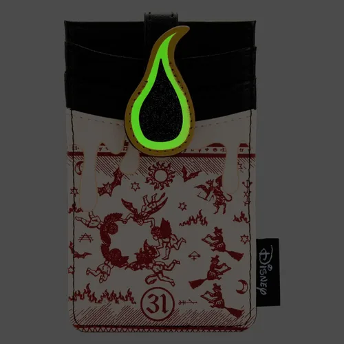 Vista 2 de Loungefly Portatarjetas Hocus Pocus Black Flame Glow