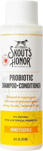 Vista 11 de SKOUT'S HONOR Champú y acondicionador probiótico para perros, SC, 16 onzas